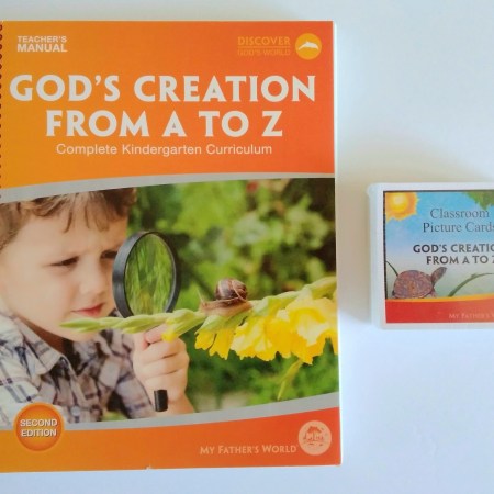 Kindergarten God's Creation from A to Z Teacher's Manual & Alphabet Classroom Picture Cards
