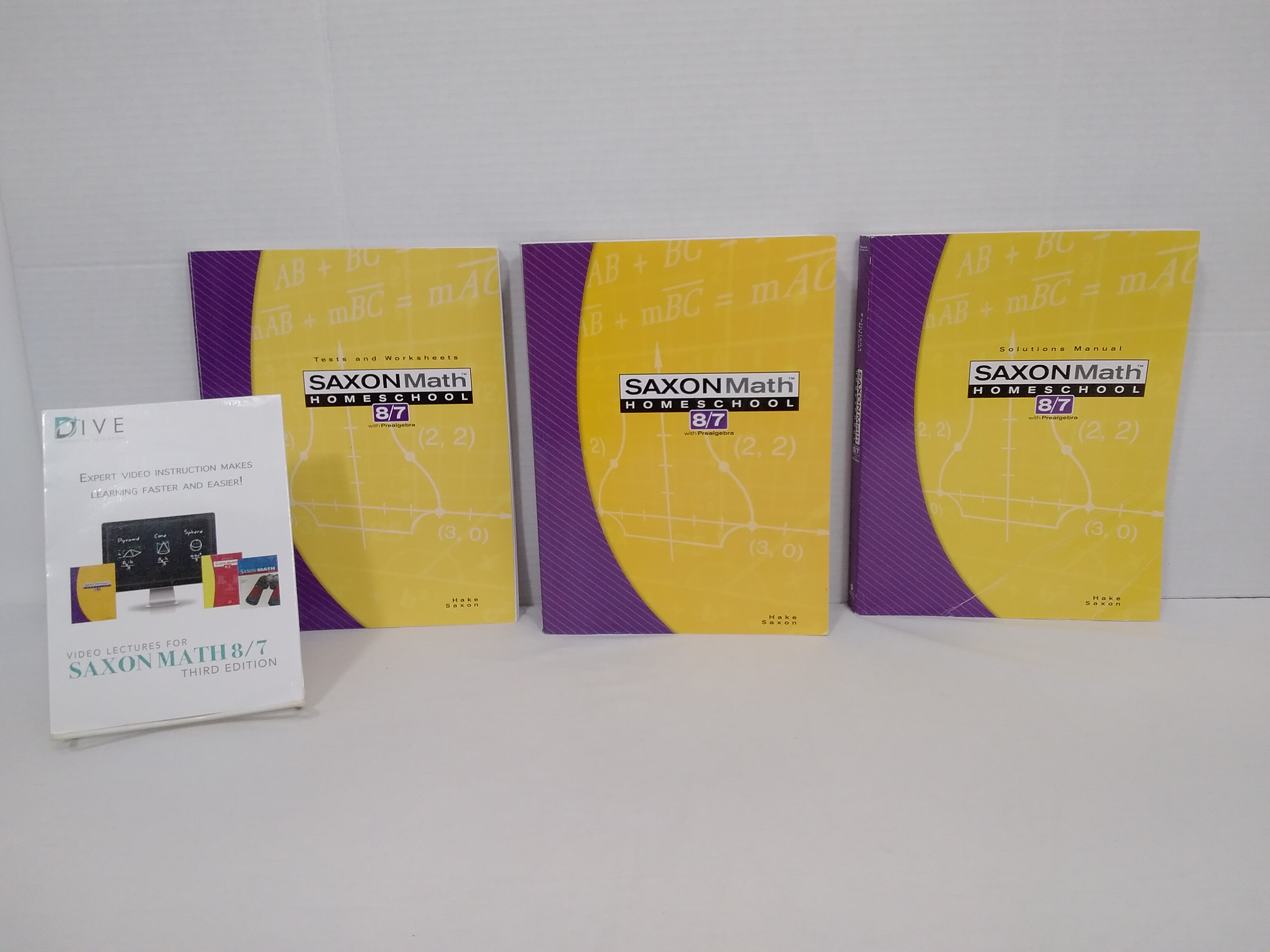 Saxon Math 8/7 Complete Set - 3rd Edition