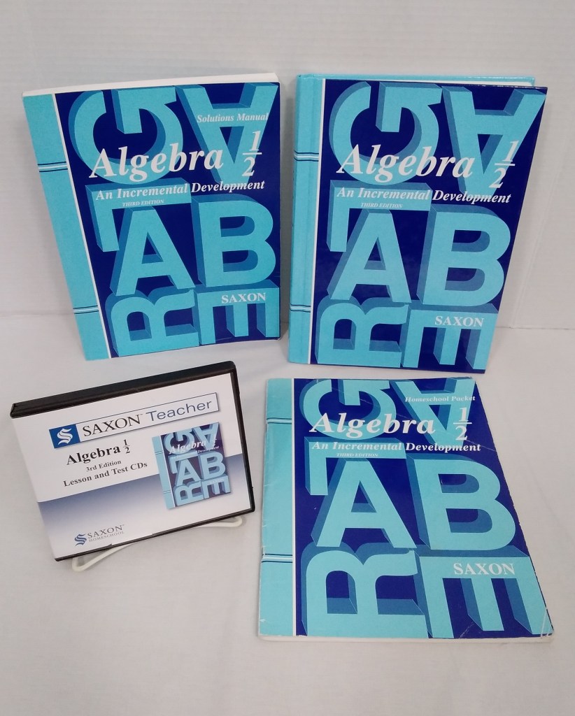 Saxon Algebra 1/2 Set - 3rd Edition