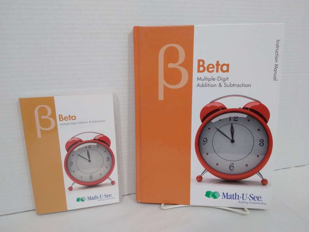 Math-U-See Beta Instruction Manual and DVDs