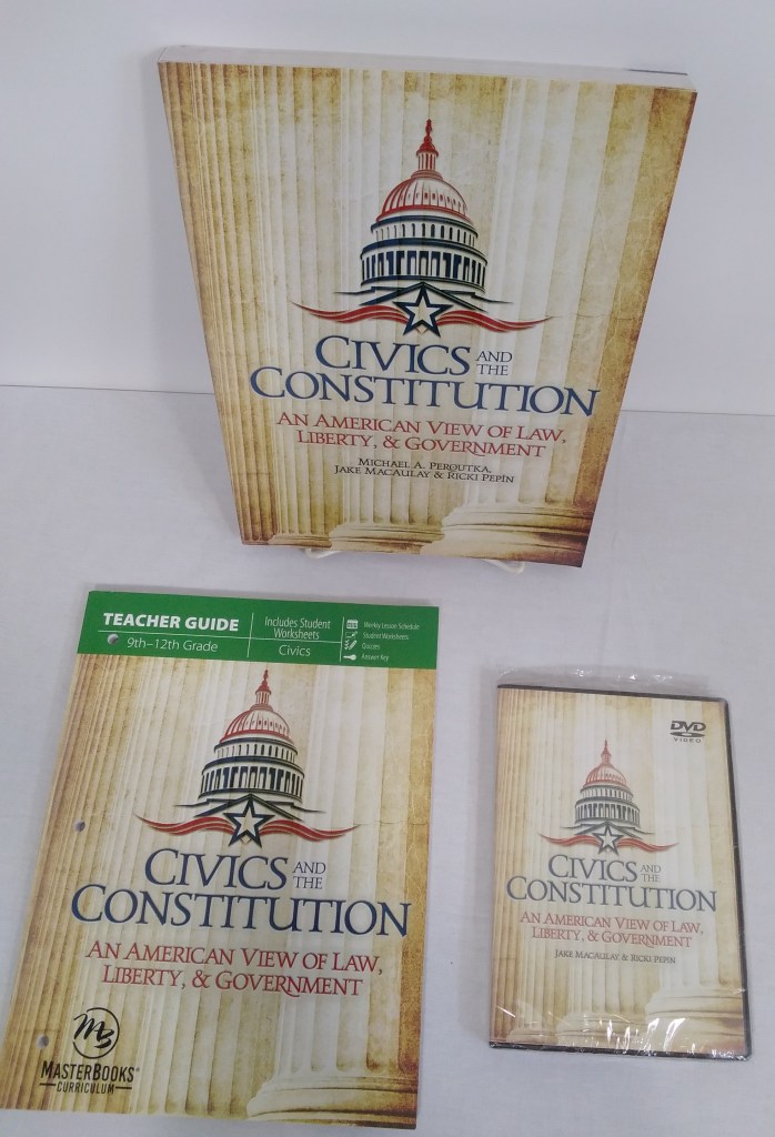 Master Books Civics and the Constitution: An American View of Law, Liberty, & Government