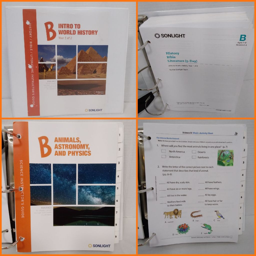 Sonlight Level B Instructor Guides